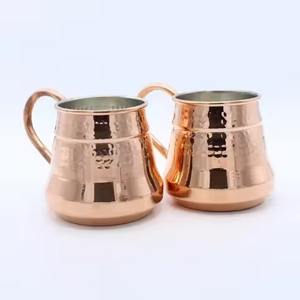 Taza exclusiva de cobre de oro rosa con brillo pulido, elaborada para casas de lujo, barras elegantes y colecciones de regalos - Product Image 5