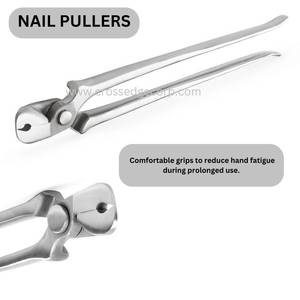 Wholesale Best Nail <b>Puller</b> Japanese Steel Serrated Jaws for a Firm Grip on Nails Pull Off Hoof Non-Slip Grips Claw Remover - Product Image 3