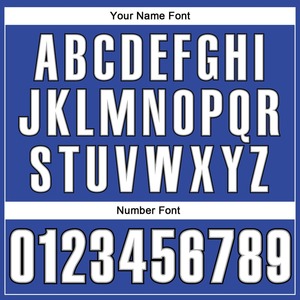 Custom Royal White Pinstripe Blanco-Negro Auténtico Jersey de béisbol - Product Image 5