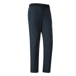 กางเกงหลายกระเป๋าผู้ชายกันลมเอวยางยืด, กางเกงทำงานผ้ากำมะหยี่หลวมลำลองขาตรง - Product Image 4