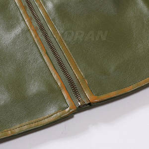 Veste en cuir pour homme, style tendance mondial, veste en cuir pour homme, approvisionnement professionnel, vêtement classique, veste en cuir véritable pour homme - Product Image 5