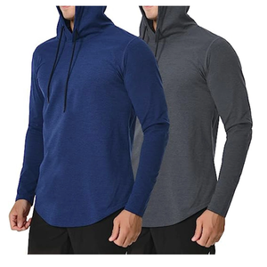 Men's Slim Fit Long Sleeve Jersey Sports <b>T</b>-<b>Shirt</b> Custom Logo Design Quick Delivery Athletic Tops for Summer ODM Supply - Product Image 4