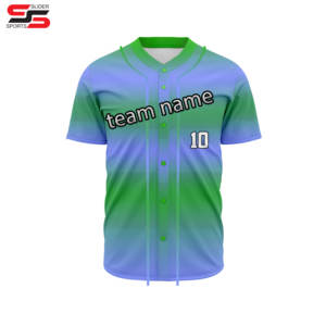 Nueva Camiseta de Béisbol, 100% Poliéster, Logos Sublimados, Estampados, Transpirable, Secado Rápido, Tallas Grandes - Product Image 6