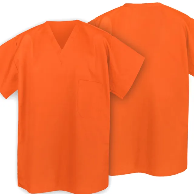 Meilleures ventes Uniforme de prisonnier de prison en poly coton de haute qualité pour unisexe avec conception personnalisée, impression de logo et couleur