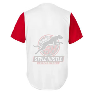 Camiseta de Béisbol para Hombre con Logotipo Personalizado OEM/ODM, Camisetas de Béisbol Profesionales de Alta Calidad - Product Image 2