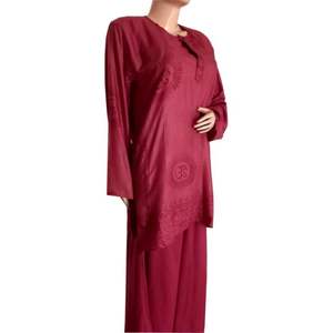 Tela de algodón 100% Om Kurta de alta calidad, precios al por mayor, ropa Lisa personalizada, estilo de artículo antitécnico - Product Image 1