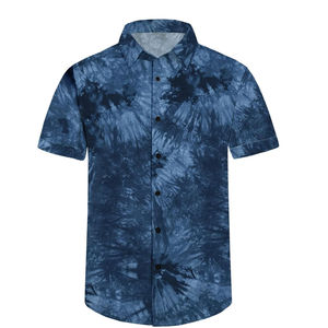 <b>Men's</b> <b>Shirts</b> Summer <b>Men's</b> Casual Short Sleeve <b>Hawaiian</b> <b>Shirt</b> Stand Collar Print Cool Thin 100% Cotton Top <b>Hawaiian</b> <b>men's</b> <b>shirts</b> - Product Image 4