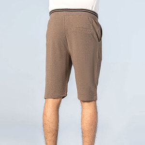 Pantalones cortos informales ligeros para hombre para verano tela de algodón suave con cintura elástica suministro de fábrica OEM - Product Image 4