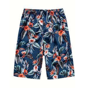 Shorts Bermuda Homme en Mélange Polyester/Coton – Grande Taille avec Cordon de Serrage, Écologiques, Respirants, Impression par Transfert Thermique Personnalisée - Product Image 2