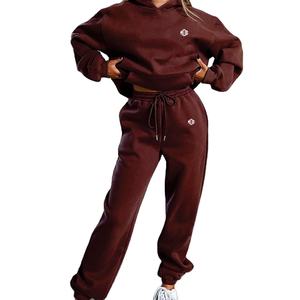 Ventes en gros de sweats à capuche surdimensionnés pour femmes, sweats en molleton de coton, vêtements de rue décontractés, impression de logo, OEM, étiquette privée, États-Unis - Product Image 4