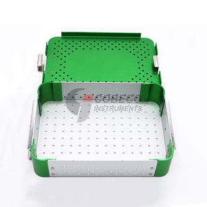 Bandeja de Esterilización de Aluminio de Grado Médico, Caja Organizadora para Autoclave, para el Procesamiento de Instrumentos Clínicos y Dentales - Product Image 5