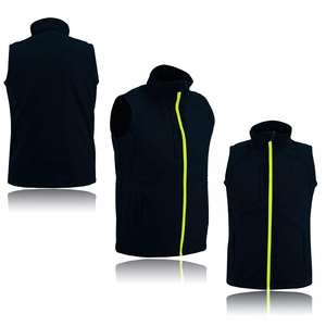 Gilet sans manches en softshell pour homme, veste sans manches, gilet de travail doublé en polaire - Product Image 4