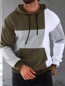 Automne hiver hommes chaud polaire sweat à capuche décontracté couleur unie Streetwear Sport école pulls Offre Spéciale mode sweats à capuche - Product Image 5
