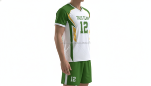 Uniformes de Fútbol Personalizados de Alta Calidad con Logotipo, 100% Poliéster Reflectante, Ligeros, de Secado Rápido y Transpirables, Cuello en V, Diseño Moderno para Hombre - Product Image 4