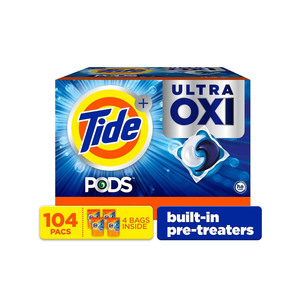 Pour Tide Pods Ultra Oxi 4-en-1 détergent à lessive solide Pacs extra anti-taches pour les charges difficiles avec intégré - Product Image 6