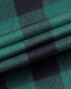 เสื้อเชิ้ตแขนยาวผ้าสักหลาดลายสก๊อตสำหรับผู้ชายเสื้อเชิ้ตลำลองทางการสำหรับทำงานฤดูหนาวพิมพ์ลายโลโก้ได้ตามต้องการ - Product Image 3