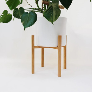 Beautiful Natural Wooden Plant Stand Eco Friendly <b>Pot</b> Wood Plant <b>Holder</b> for Home Decorations Made in Vietnam - Product Image 4