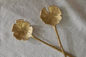 Cuillère dorée en forme de fleur en métal inoxydable de gros à long manche pour café, thé et mariage pour restaurant, maison, hôtel et cadeaux - Product Image 6