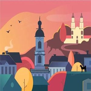 LS Simple Kids Painting Numbers 20x20 Encadré Musulman Eid Wall Art <span class=keywords><strong>Débutant</strong></span> Paysage Nature Morte <span class=keywords><strong>Peinture</strong></span> Numéros Décoration pour Enfants - Product Image 3