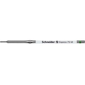 Schneider Document-Proof 75 <b>Ballpoint</b> <b>Pen</b> Refill 0.5mm Medium Green Pack of 10 - Product Image 1