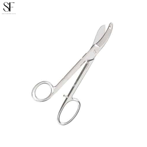 Tijeras de vendaje 24cm Instrumentos quirúrgicos ortopédicos Patrón pesado Tijeras dentadas de acero inoxidable - Product Image 4
