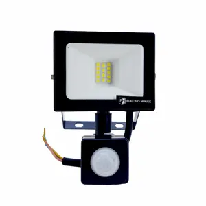 LED Flood Light 10W With Motion Sensor Outdoor Waterproof IP65 LED Floodlight Aluminium Housing High Quality