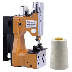 Máquina de sellado de cierre de bolsas de plástico portátil automática Máquina selladora de bolsas de harina de arroz Máquina de cierre de bolsas de mano Máquinas de coser