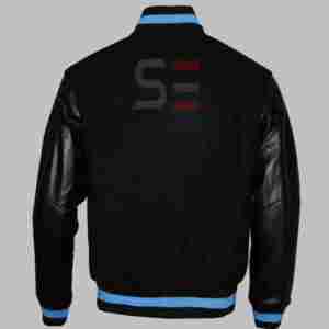 Nouveauté 100% design laine logo brodé, veste universitaire en cuir pour hommes veste d'hiver personnalisée de haute qualité veste universitaire pour hommes - Product Image 2