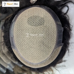 ผมชาวอินเดียแบบใช้มือผูกเป็นวิกผมด้านหน้าเป็นลอนธรรมชาติผมตรง - Product Image 6