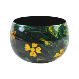 Florero de Metal decorativo para el hogar más vendido, diseño enorme brillante Negro con función de mesa de estilo costero, precio razonable - Product Image 5