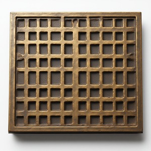 ฝาปิดช่องระบายน้ำทองเหลืองที่ทันสมัยพร้อมพื้นผิวที่ทำด้วยมือและรูปแบบคลาสสิกสำหรับการออกแบบโรงแรมและบ้านมรดก - Product Image 6