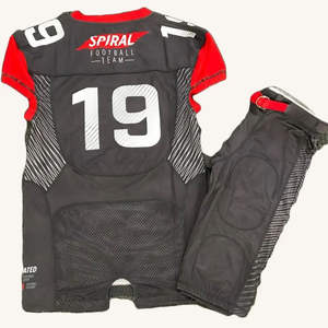 Camiseta de fútbol personalizada de alta calidad de secado rápido para adultos sublimación uniforme de camiseta de fútbol americano para hombres con Personalización completa - Product Image 2