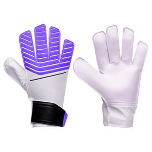 Meilleurs gants de gardien de but en PU avec étiquette personnalisée pour enfants et adultes vente en gros d'équipement d'entraînement sportif en cuir - Product Image 1