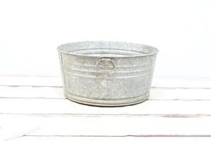 Jardinière de sol en métal galvanisé de style traditionnel pour la conception antique d'utilisation décorative de jardin à la maison - Product Image 5