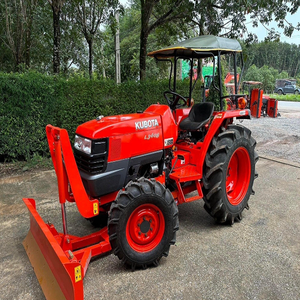 รถไถเดินตามคูโบต้า L3408 เครื่องยนต์ดีเซล ขับเคลื่อน 4 ล้อ รถแทรกเตอร์สำหรับงานเกษตร พร้อมใบมีดด้านหน้า - Product Image 1