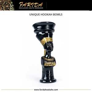 Accesorio de Shisha egipcia hecho a mano de lujo 2022, cuencos de cachimba esmaltados con serpiente de arcilla de alta calidad, diseño único, técnicas de laca en caja - Product Image 3