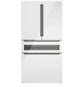 Nuevo refrigerador Bosch Serie 800 de 36 pulgadas y 20.5 pies cúbicos con puerta francesa, congelador inferior, profundidad para mostrador y centro de refrigeración. - Product Image 4