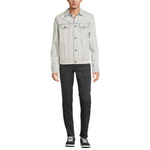 Moda Chaquetas Para Hombre Ropa de calle de invierno Ropa de hombre Prendas de abrigo Estilo callejero Y2K Chaqueta de mezclilla blanca en blanco para hombres - Product Image 3