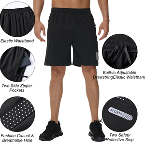 100% Polyester Men's <b>Shorts</b> Casual Summer Fitness <b>Slim</b> Fit Beachwear Jogger Quick Dry Workout Gym Sports Running <b>Shorts</b> For Men - Product Image 6