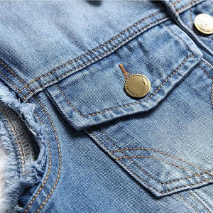 Chaleco vaquero de hombre de diseño único hecho en fábrica de talla grande para adultos por estilos de jugador chaleco vaquero cómodo y transpirable para hombre - Product Image 5