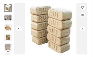 RUF Polonia Briquetas de madera Productos relacionados con la energía hechos a mano Briquetas de roble de madera dura de abedul - Product Image 6