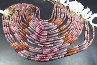 Magnifiques perles rondelles en spinelle naturelle de haute qualité, 3,5 mm, 12,5 fils, facettées, pour la création de bijoux