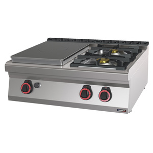 Estufa de Gas de 80 cm con 2 Quemadores para Cocinas - Product Image 1