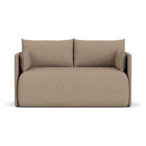 Modern Minimalist Convertible 2-Seater <b>Sofa</b> <b>Bed</b> Offset Design Extendable <b>Foldable</b> Features for Living Room Dining Home Furniture - Product Image 3