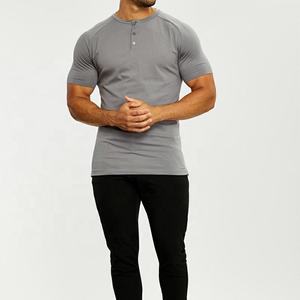 T-shirts classiques pour hommes, super doux, extensibles, 100% coton, coupe ample, manches courtes, coupe musclée, pour la salle de sport - Product Image 5