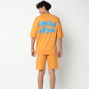 Nouveau costume de sport d'été pour hommes, t-shirt à manches courtes et short respirant, ensemble deux pièces - Product Image 3