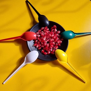 Disposable Plastic <b>Spoon</b> for Food, Dessert, Ice Cream, Party, Catering, Restaurant Tableware Wholesale Hot Selling - Product Image 5