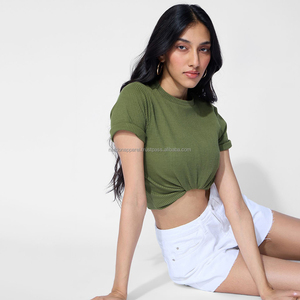 Nardon เสื้อยืดสำหรับผู้หญิง, เสื้อออกกำลังกายแห้งเร็วระบายอากาศได้ดีมีกระดุม100% สีพื้น - Product Image 1