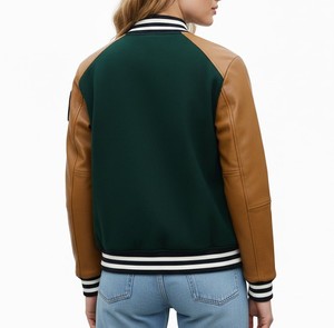 Chaqueta Universitaria de Béisbol de Alta Calidad 2026, Fabricante de Ropa Urbana Personalizada, Chaquetas Universitarias de Lana Chenilla con Parche Bordado con Letras - Product Image 6