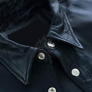 เสื้อเชิ้ตหนังผู้ชายคุณภาพสูง วัสดุทนทาน ขายดี น้ำหนักเบา ระบายอากาศได้ดี - Product Image 5